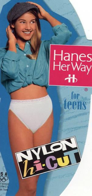 Get her way. Hanes.